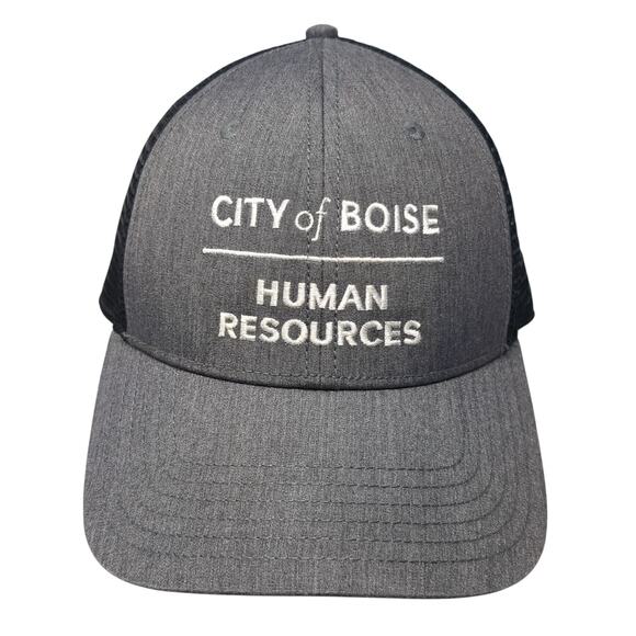 City Of Boise Human Resources Snapback Trucker Hat Gray One Size The North Face - Picture 1 of 9